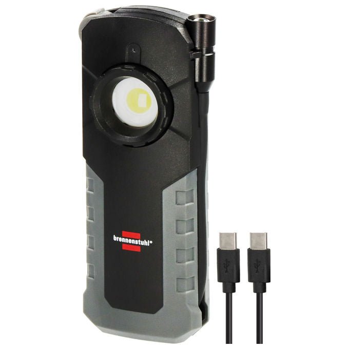 Brennenstuhl 1173730001 Lampada portatile ricaricabile a LED Flusso luminoso 1000 lm Autonomia 12 h IP54 colore Nero