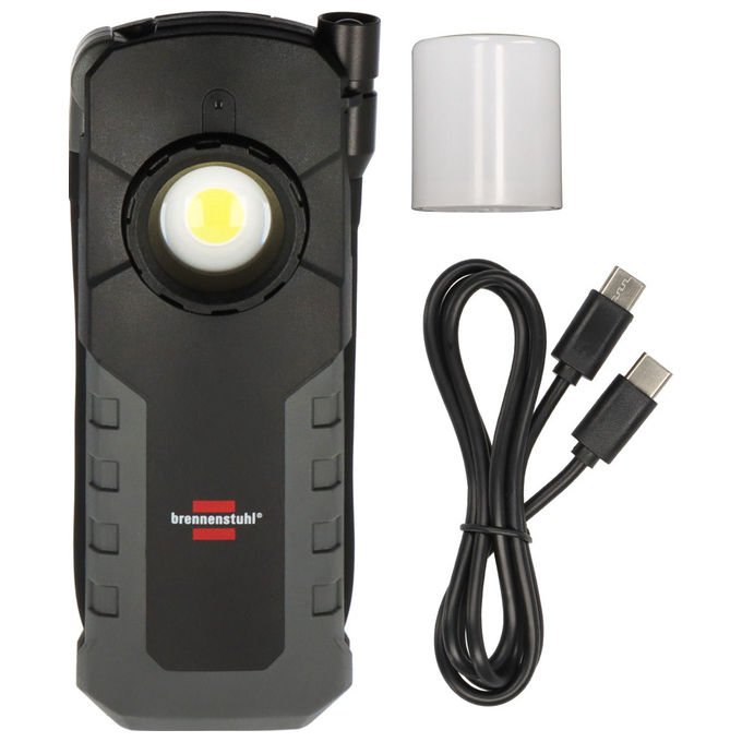 Brennenstuhl 1173730001 Lampada portatile ricaricabile a LED Flusso luminoso 1000 lm Autonomia 12 h IP54 colore Nero