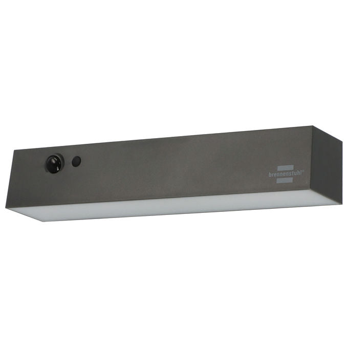 Brennenstuhl 1173740001 SOL 1000 Cubus Lampada da parete solare LED 1000 lm 4000 K Sensore di movimento IP54 colore Grigio