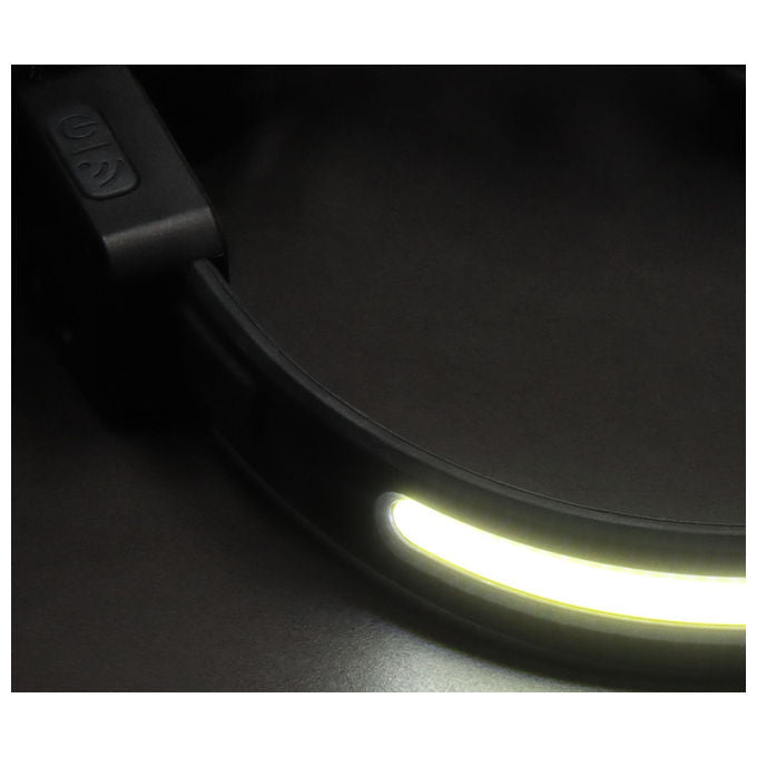 Brennenstuhl SL500A LuxPremium Lampada frontale LED ricaricabile 500 lm IP44 con sensore e luci rosse posteriori colore Nero
