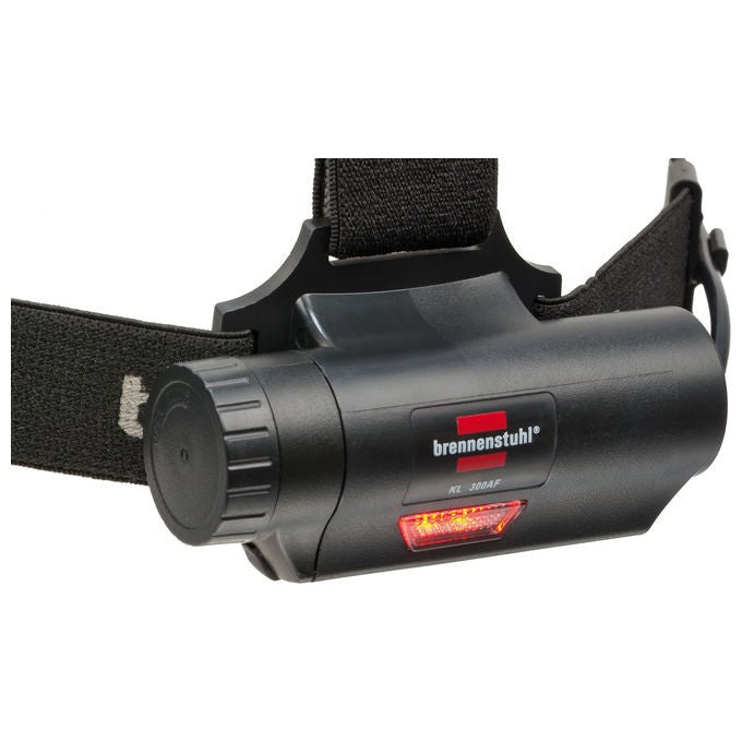 Brennenstuhl 1177300010 LuxPremium KL 251 AF Lampada frontale LED 250 lm ricaricabile IP44 con batteria 2,60 Ah 4 ore di carica colore Nero