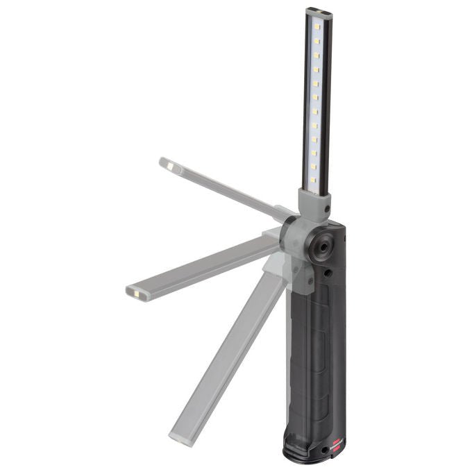 Brennenstuhl 1177370010 SANSA 401 A Lampada portatile LED 400 lm 6000K 3 ore di ricarica 80 ore di autonomia colore Nero