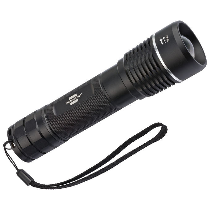 Brennenstuhl TL1201AF LuxPremium Torcia LED 1200lm IP67 Focalizzazione Continua 4,3x4,3x15,5 cm colore Nero