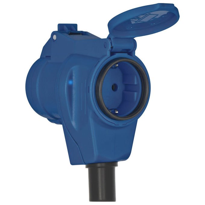 Brennenstuhl 1182470200 bobina avvolgicavo 1 presa AC Tipo F cavo 25 m potenza srotolato 3500 W IP44 colore Multicolore