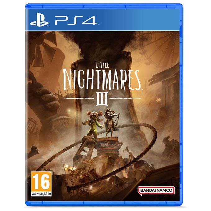 Bandai Namco Little Nightmares III Mirror's Edition Videogioco PS4 Avventura Cooperativa Online con Statuetta Artbook Steelbook