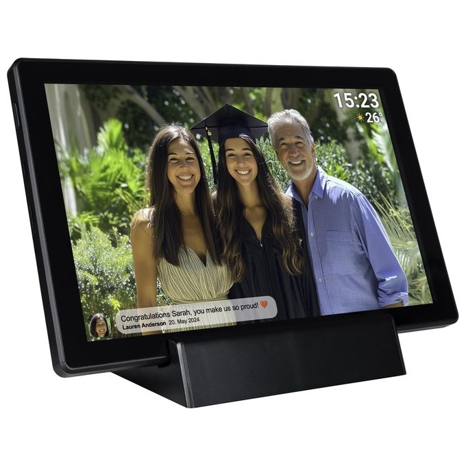 Denver 119101040530 Frameo Cornice fotografica digitale 10.1'' Touch screen Wi-Fi 16 GB colore Nero