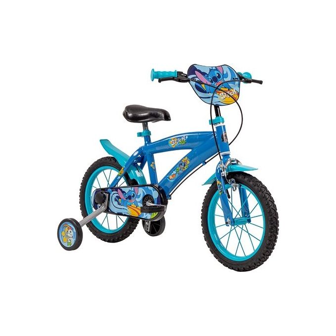 Mandelli Bicicletta Disney Stitch con Rotelle e Ruote Piene