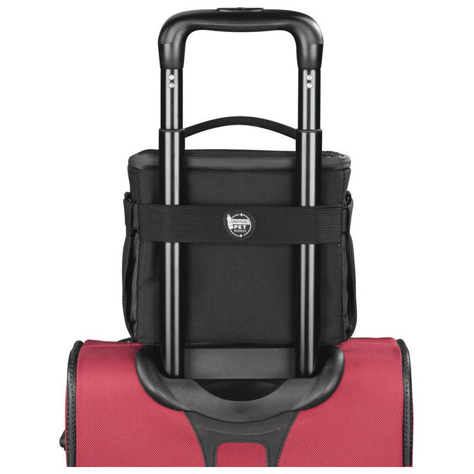 Hama 121338 Matera 130 Borsa a tracolla per Fotocamera Digitale in Poliestere Riciclato con Divisori Regolabili e Tasche Organizzative colore Nero