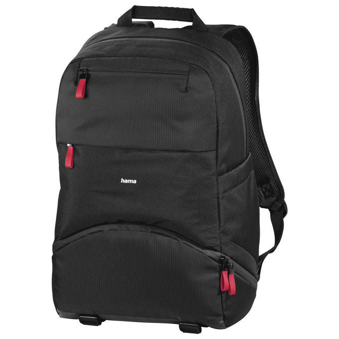 Hama MATERA160 Zaino Fotografico Scomparto Imbottito Removibile Tasche Laterali Copertura Antipioggia fino a 15,6'' colore Nero