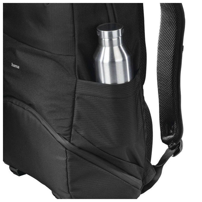 Hama MATERA160 Zaino Fotografico Scomparto Imbottito Removibile Tasche Laterali Copertura Antipioggia fino a 15,6'' colore Nero