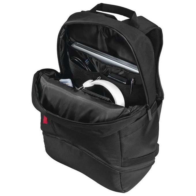 Hama MATERA160 Zaino Fotografico Scomparto Imbottito Removibile Tasche Laterali Copertura Antipioggia fino a 15,6'' colore Nero