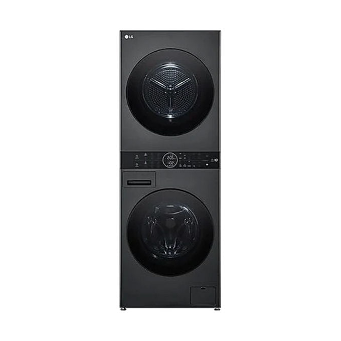 LG WT1210BBF - Colonna bucato WashTower Lavatrice 12 kg Asciugatrice 10 kg AI DD Pompa di Calore Nero