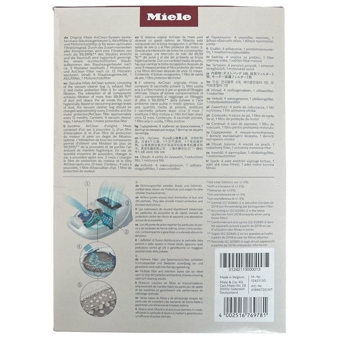 Miele GN HyClean Pure Sacchetto Polvere HyClean Pure GN