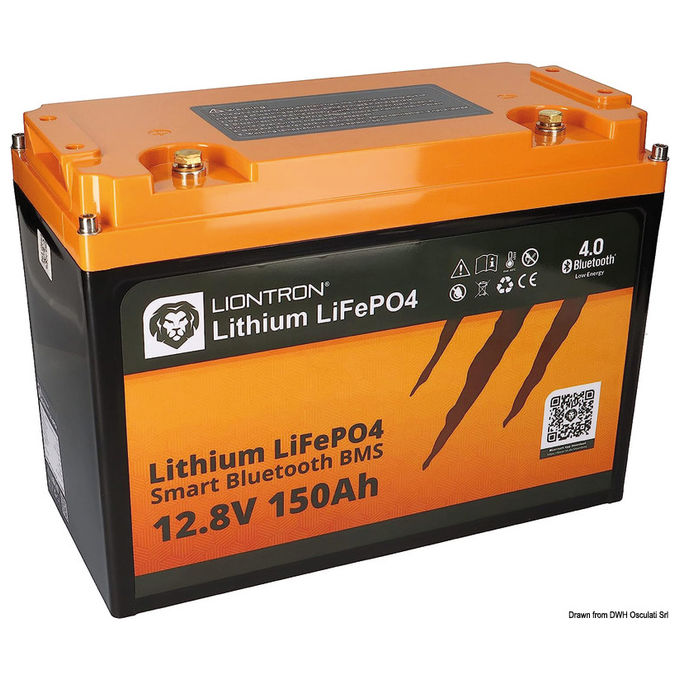 Batteria Litio 200ah Con Bms E Bluetooth Osculati