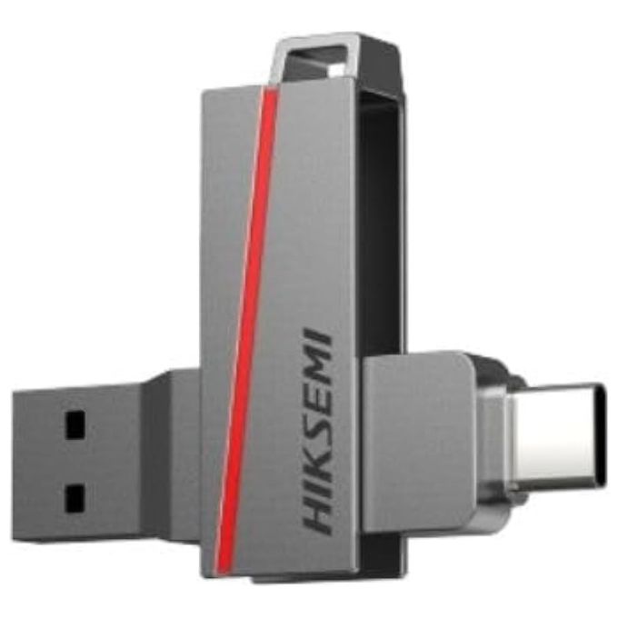 HIKSEMI HS-USB-E307C-16G-U3 Chiavetta USB 16 GB Doppia USB 3.2 e USB Tipo C colore Grigio