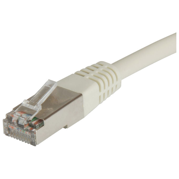 Equip 127608 Divisore di Rete RJ45 1x Plug 2x Prese Schermato Lunghezza 15 cm colore Argento