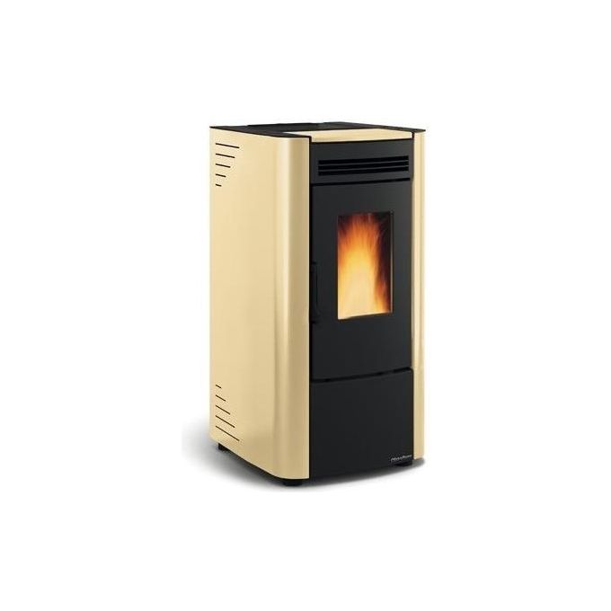Extraflame Ketty Evo Stufa a Pellet Libera Installazione 6,5kW Pergamena