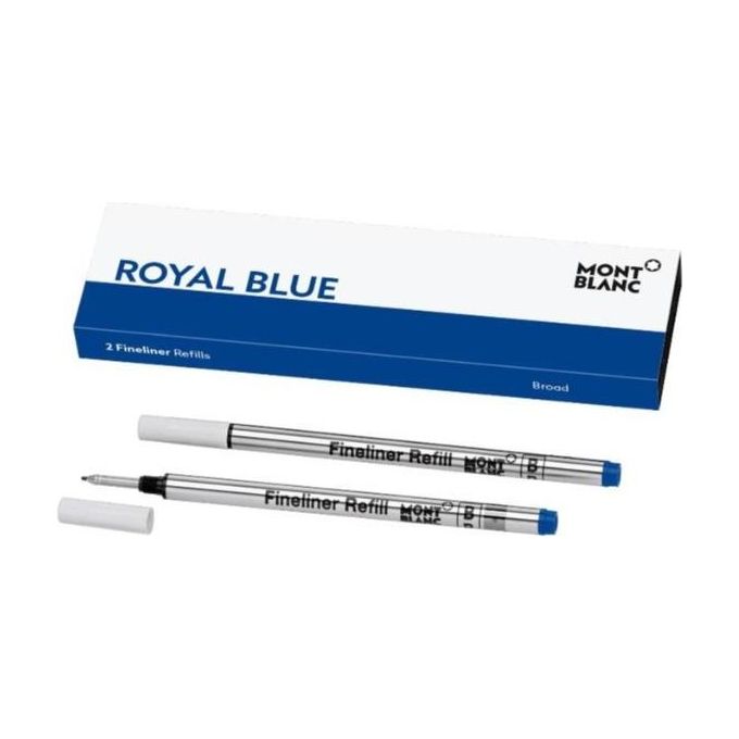 Mont Blanc Confezione 2 Refill Royal Blue Blu B