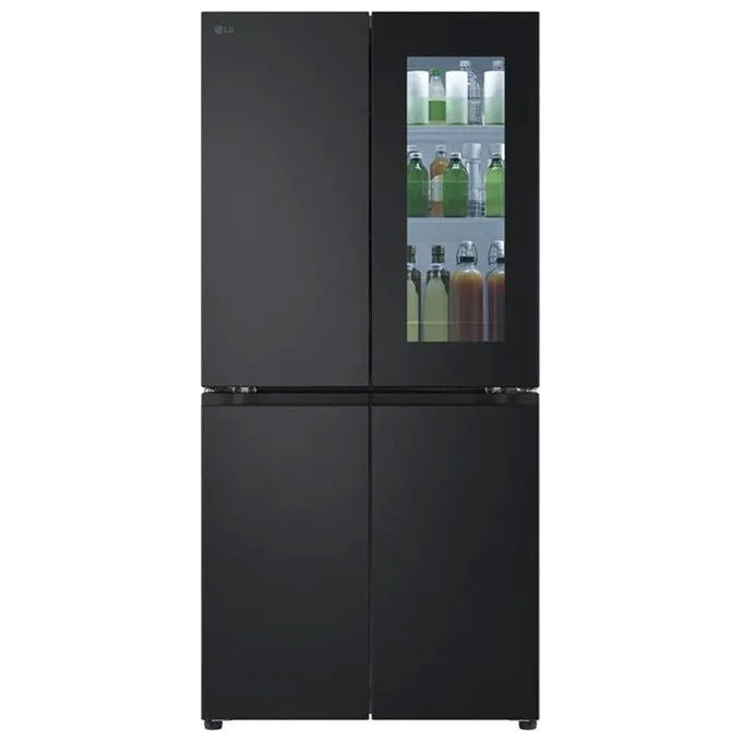 LG GMV860EPDE Frigorifero Multidoor InstaView Slim 530 Litri Classe E Wi-Fi Linear Cooling Total No Frost 835x1787x730 Matte Black