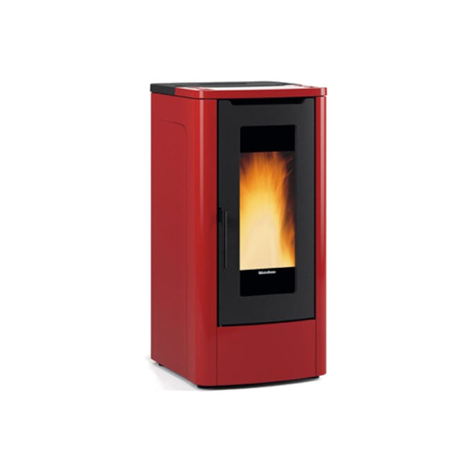 Extraflame Stufa a Pellet TEOREMA PLUS Bordeaux