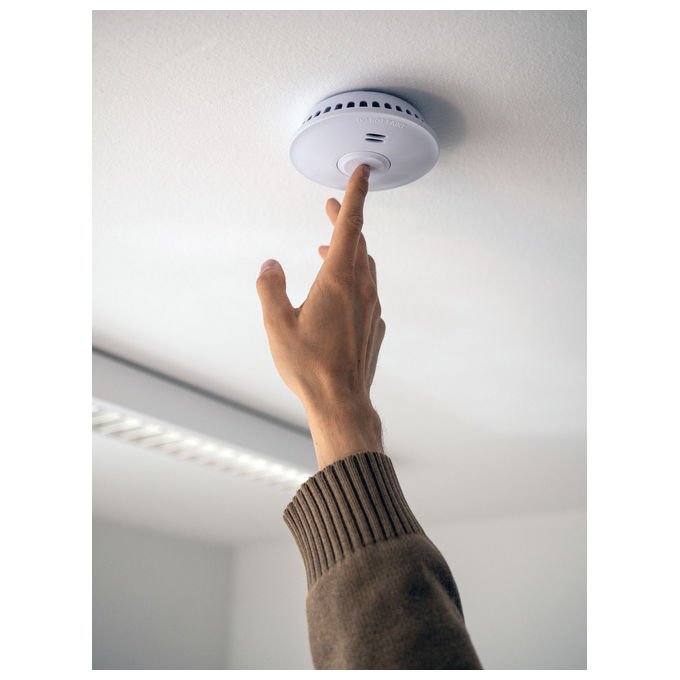 Brennenstuhl 1290210004 RM L 3101 Rivelatore di monossido di carbonio Interconnesso Wireless 85 dB portata 100 m colore Bianco