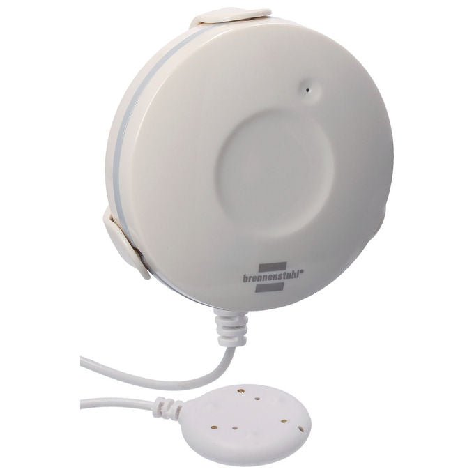 Brennenstuhl 1293930 Rilevatore d'Acqua Sistema di Sensore e Allarme Cablato con Batteria Ioni di Litio 3 V Compatibile con Brennenstuhl Connect colore Bianco