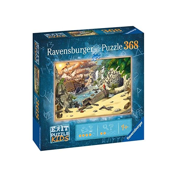 Ravensburger Exit Puzzle Kids Pirates Adventure Puzzle da 368 Pezzi