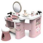 Simba X57883 My Beauty Center Centro Estetico 3 in 1 con 32 Accessori Interattivi Phon con Luce Piastra Trucchi Finti Lampada UV Giocattolo (97.5x51.4x85 cm) colore Multicolore