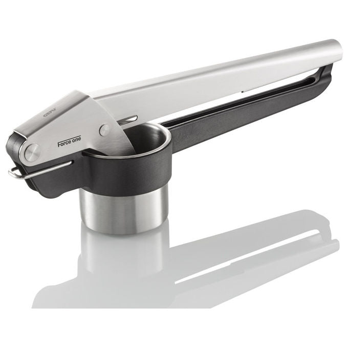 Gefu 13110 Schiacciapatate in Acciaio Inox con Parti Lavabili in Lavastoviglie colore Nero Acciaio inox