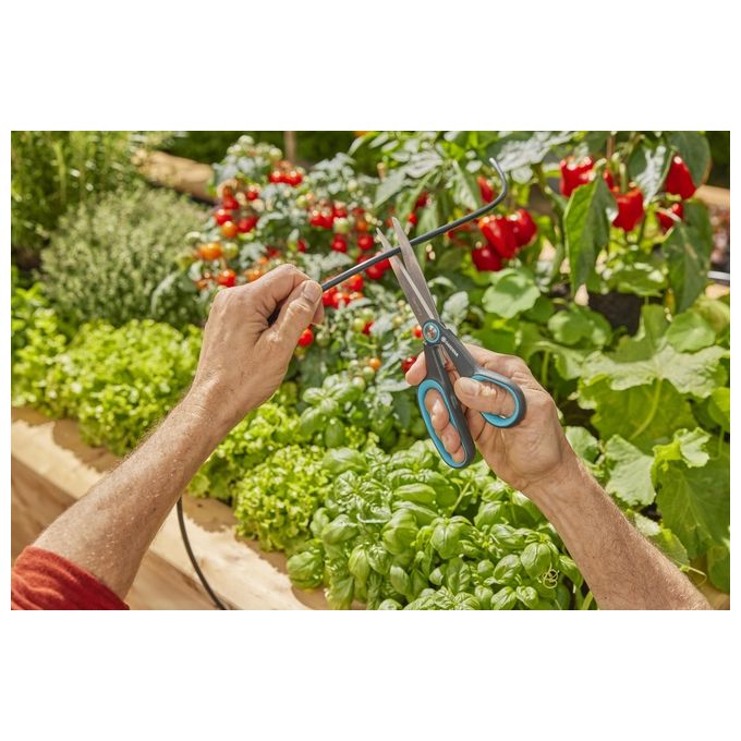 Gardena 13330-20 AquaBloom L Set di Irrigazione a Energia Solare 20 m Tubo 4.6 mm 68 pz colore Nero Grigio