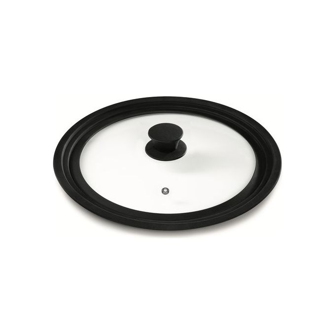Ghidini Cipriano Coperchio Black Multidiametro pentola 28-30-32cm con Foro Vapore