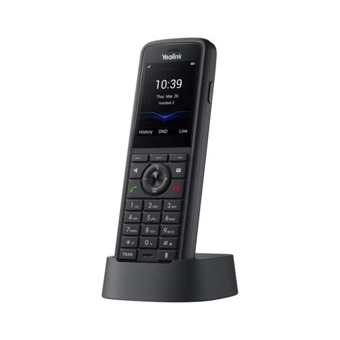 Yealink 1302034 W59R Pro Combinato DECT Robusto IP67 con Bluetooth e Funzioni di Allerta colore Nero