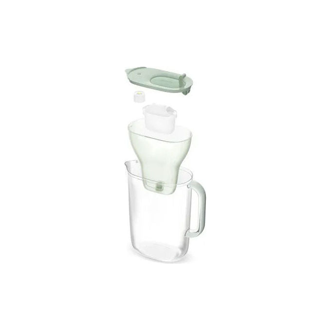 Brita 136147 Style eco Caraffa filtrante 2,4 L con filtro MAXTRA PRO 2 cartucce incluse colore Verde chiaro