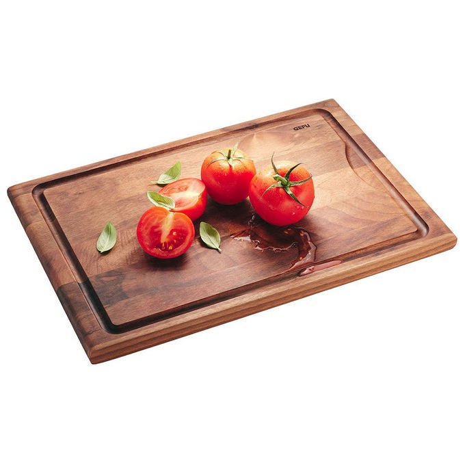 Gefu 13946 ENNO Tagliere da Cucina Rettangolare in Legno di Noce 37x25x1.8 cm colore Noce