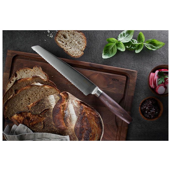 Gefu 13946 ENNO Tagliere da Cucina Rettangolare in Legno di Noce 37x25x1.8 cm colore Noce