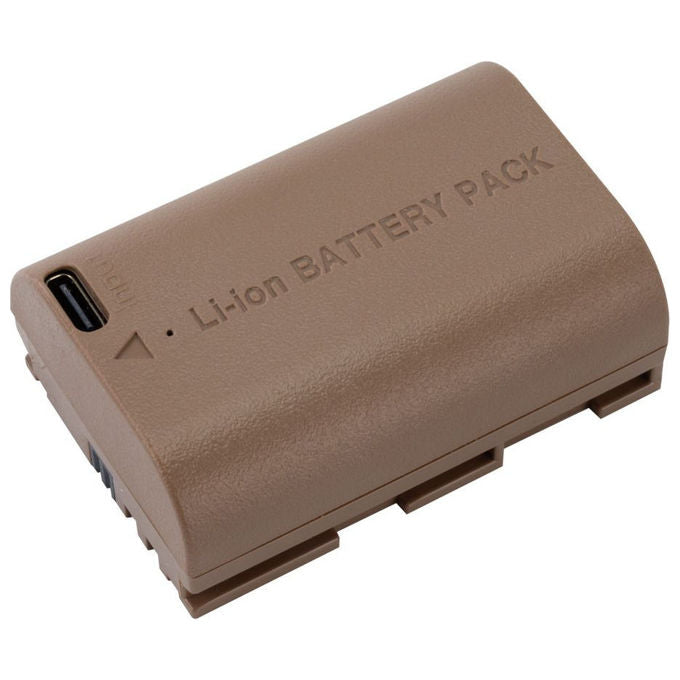 Ansmann A-CAN LPE6 NH Batteria Ricaricabile 7.4 V 2250 mAh per Canon EOS R5 R6 5D Mark IV 6D Mark II colore Nero