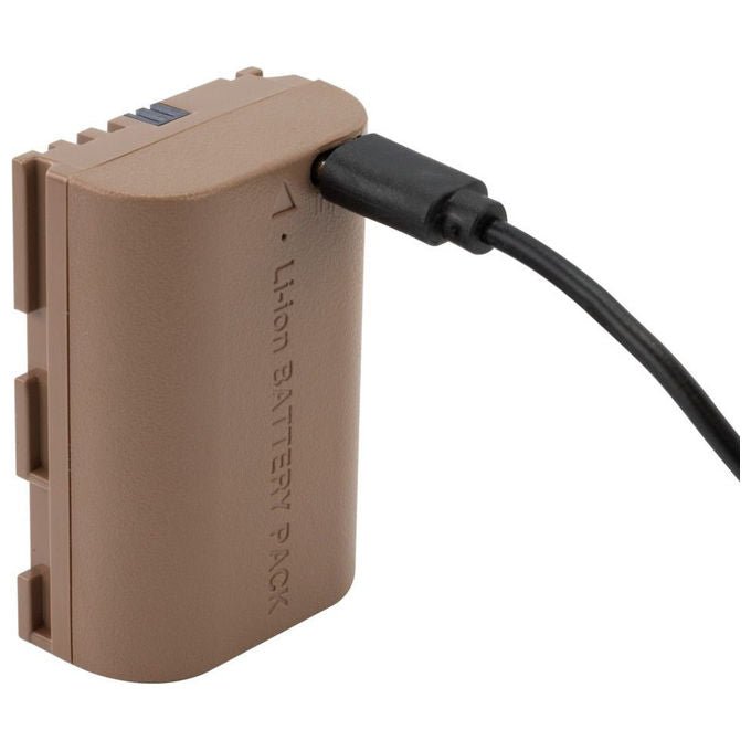 Ansmann A-CAN LPE6 NH Batteria Ricaricabile 7.4 V 2250 mAh per Canon EOS R5 R6 5D Mark IV 6D Mark II colore Nero