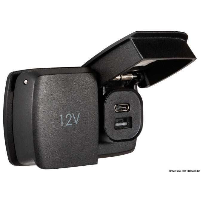 Presa Flip Pro Duo Usb-ausb-c E Power Socket 12v