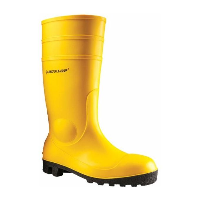 Dunlop Stivali Sicurezza Pvc Ginocchio Giallo Puntale E Lamina Acciaio Misura 40