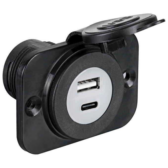 Presa Incasso Doppia Usb Type-a  Type-c
