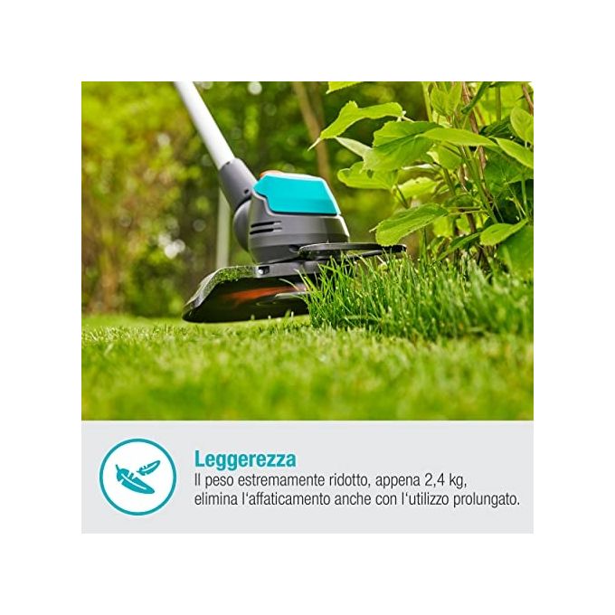 Gardena Trimmer a Batteria EasyCut 23-18V P4A Set Pronto all'Uso