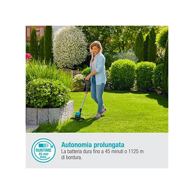 Gardena Trimmer a Batteria EasyCut 23-18V P4A Set Pronto all'Uso