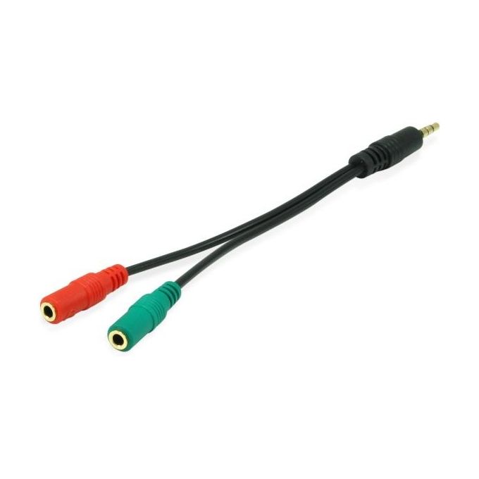 Conceptronic Adattatore Audio Maschio vs 2 Femmine