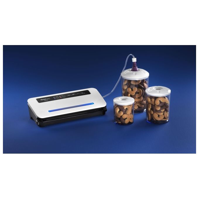Magic Vac 14877 ACTIVA Macchina per Sottovuoto 800 mbar 12 L-min Potenza 130 W colore Bianco