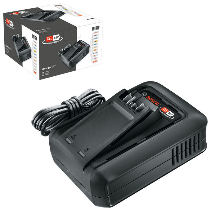 Bosch 1600A031X0 AL 18V-44 Caricatore per batteria 14.4 - 18 V 4.4 A Tecnologia Ioni di Litio colore Nero