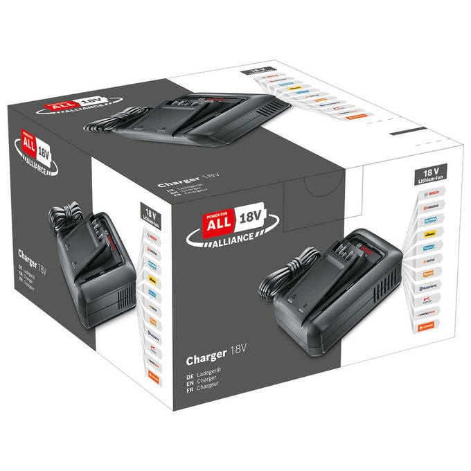 Bosch 1600A031X0 AL 18V-44 Caricatore per batteria 14.4 - 18 V 4.4 A Tecnologia Ioni di Litio colore Nero