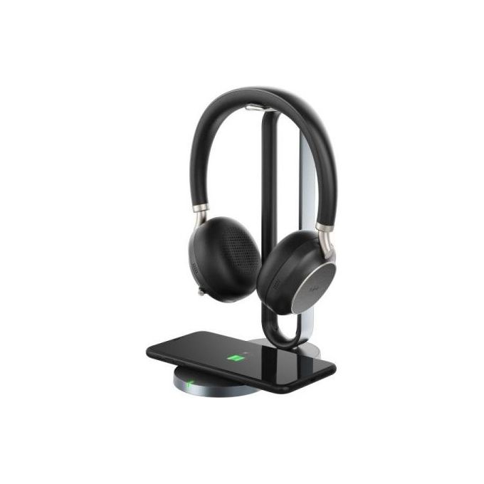 Yealink BH76 CS TEAMS BLACK USB-A Auricolare Bluetooth Wireless con Cancellazione Attiva del Rumore e Microfono Retrattile colore Nero