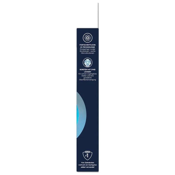 Oral-B 16262907 iO Ultimative Reinigung Testine Spazzolino Elettrico 6 Pezzi Compatibili con iO Rimuove Fino al 100% della Placca Ogni 3 Mesi Colore Nero