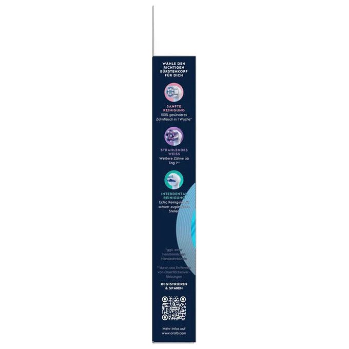 Oral-B 16262927 iO Ultimative Reinigung Testine di Ricambio 6 Pezzi compatibili con spazzolini Oral-B iO colore Bianco