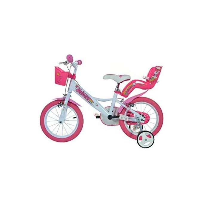 Dino Bikes Bicicletta Bambina UNICORN 16  pollici
